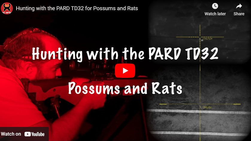 Hunting with the PARD TD32 for Possums and Rats